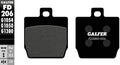 Galfer bremsbelag fd206 brake pad fd206 g1054 organic standard