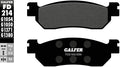 Galfer bremsbelag fd214 brake pad fd214 g1054 organic standard