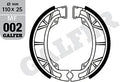 Galfer bremsbacke mf002 brake shoe mf002 g2165 organic