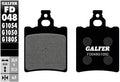 Galfer bremsbelag fd048 brake pad fd048 g1050 organic