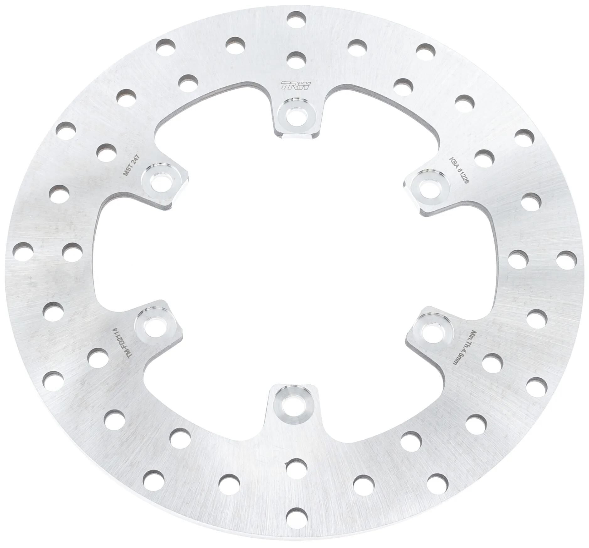 Trw remschijf mst247 rotor mst247 rigid