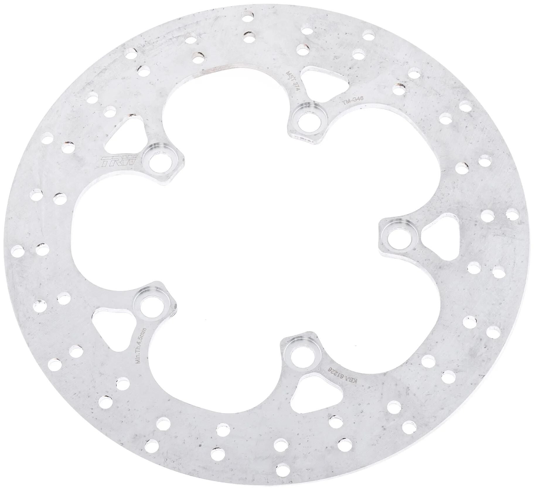 Trw remschijf mst374 rotor mst374 rigid