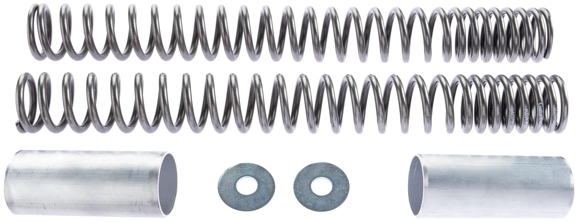 Wirth gabelfedernsatz fork spring set 1028 polished,cover 1374
