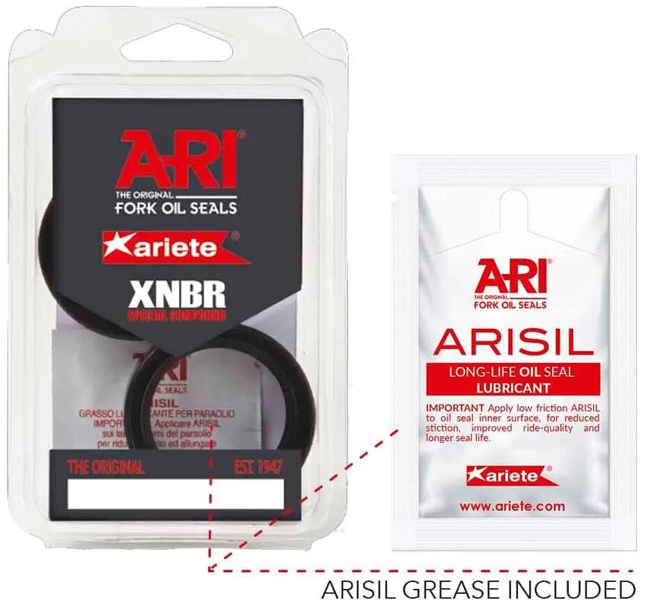 Ari gabelsimmerringsatz fork seal set 059 38x52x11 dcy