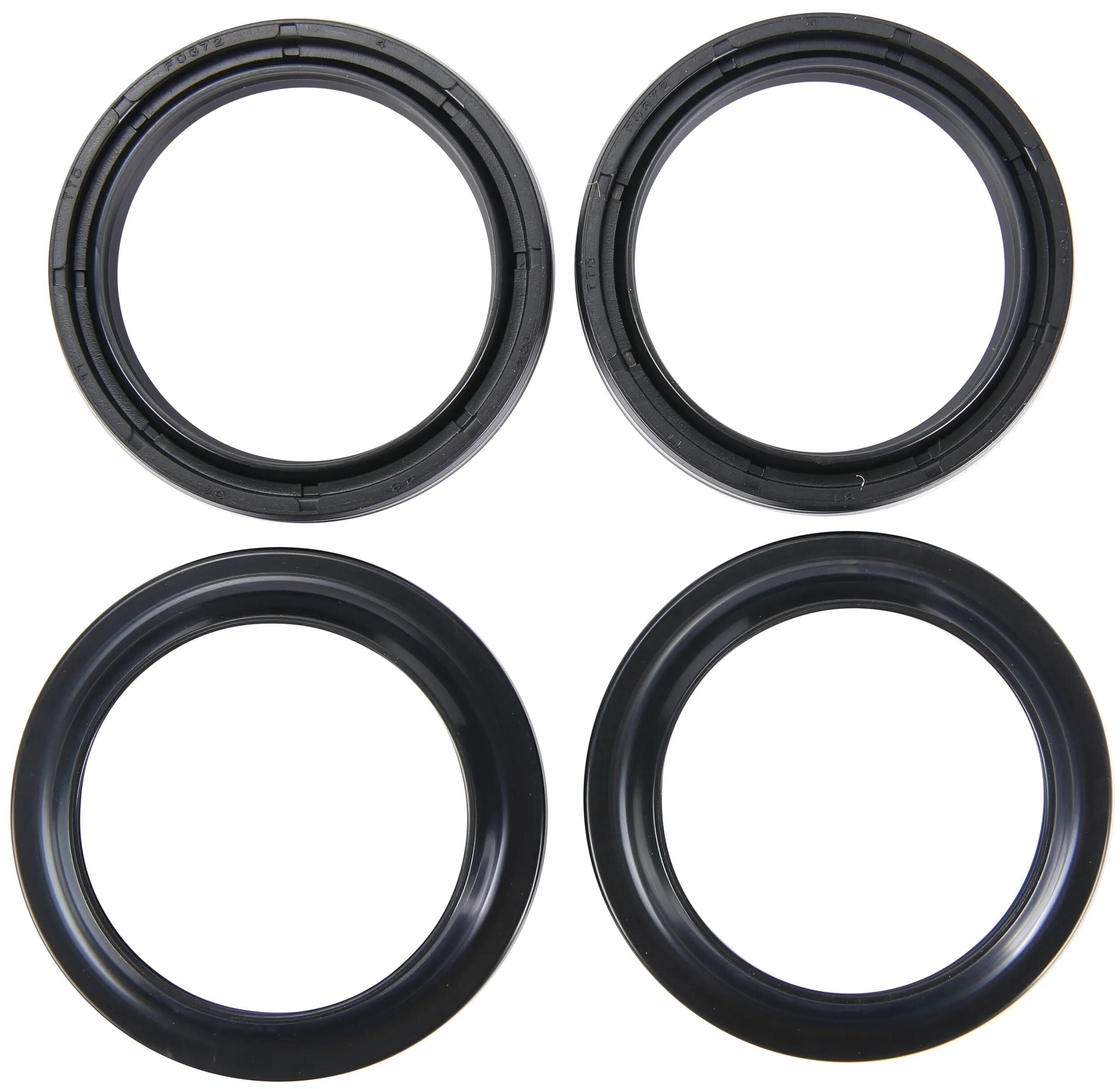 All balls racing gabelsimmerringsatz fork seal set abr 56-158 incl. dust cap