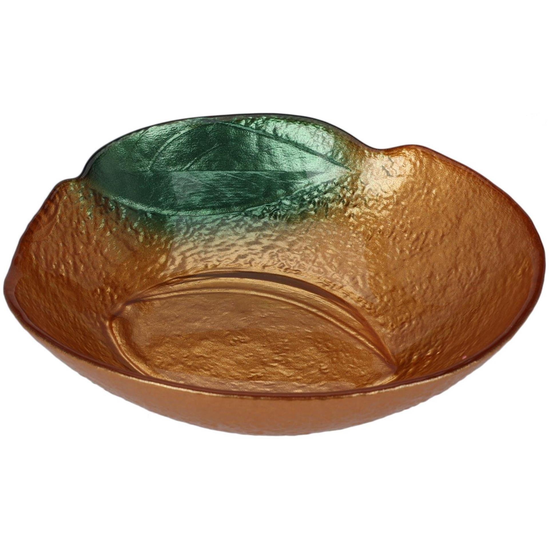 Home styling schaal glas fruitvorm ø15cm