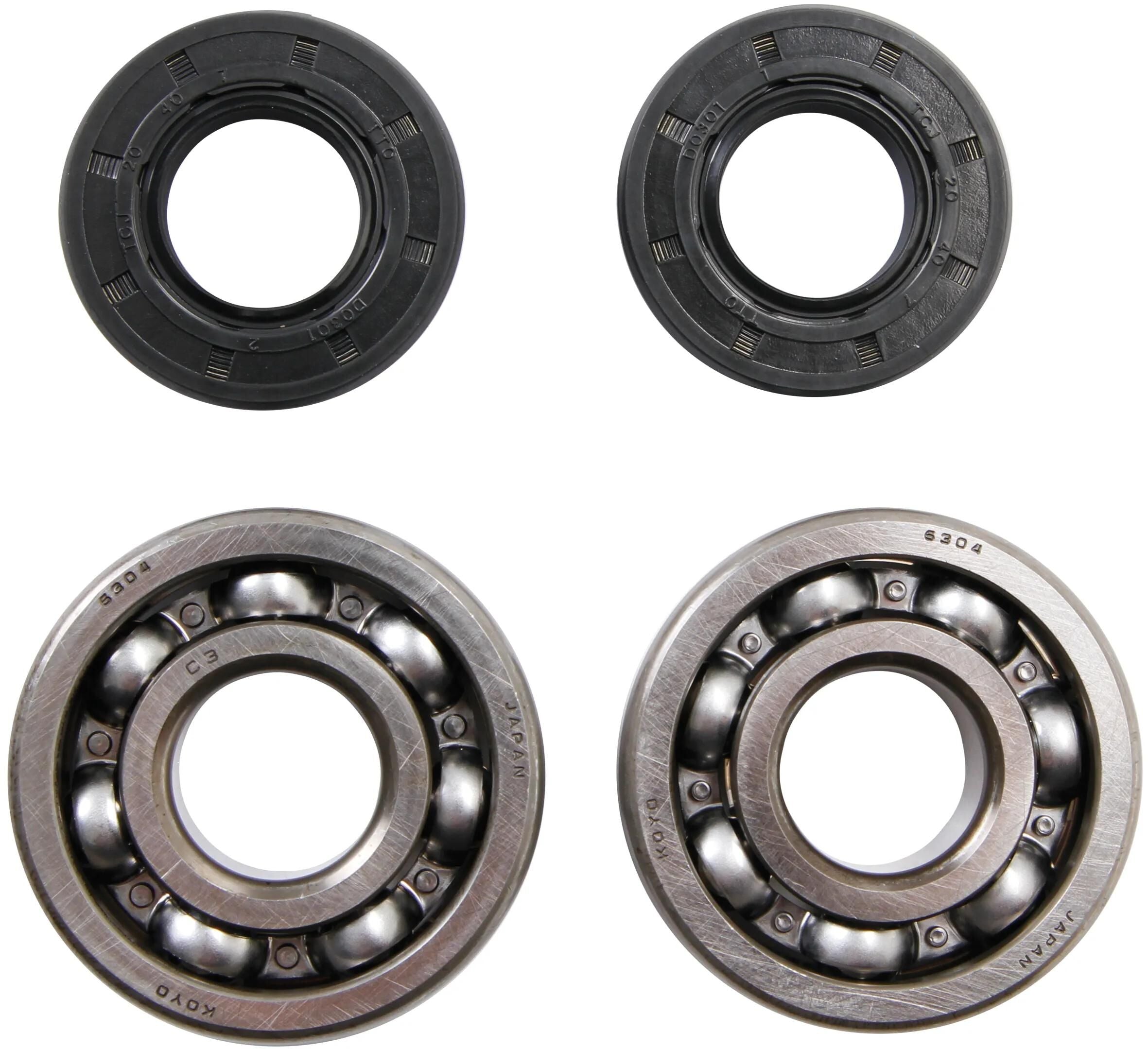 All balls racing kurbelwellenlagersatz crankshaft bearing set ab 24-1006 with simmerrings
