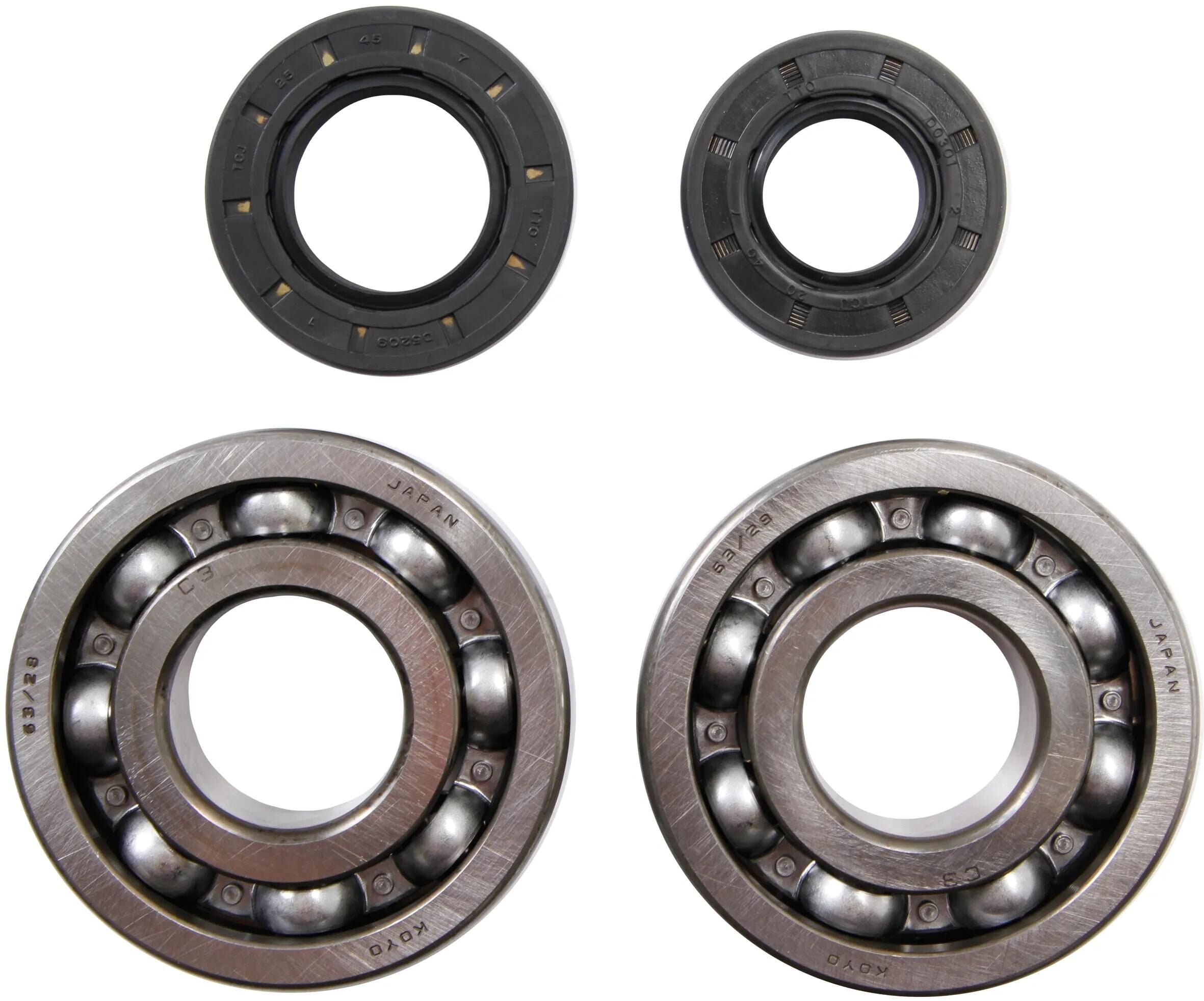 All balls racing kurbelwellenlagersatz crankshaft bearing set ab 24-1010 with simmerrings