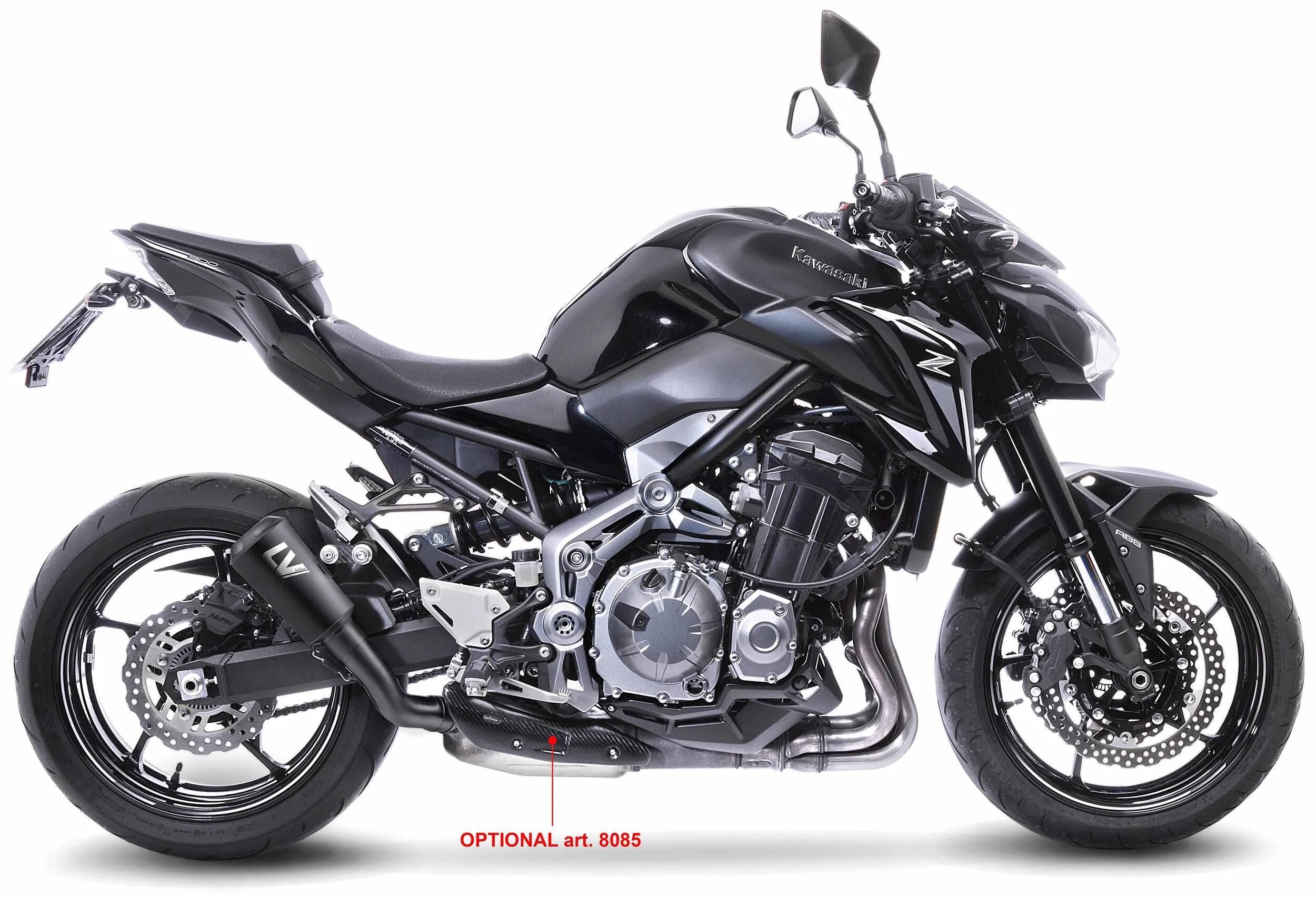 Leovince schalldämpfer sbk lv-10 full black schalld leo slipon lv-10 sw