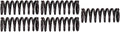 Trw koppelingsveer set mef3 clutch spring kit mef327-5