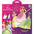 Moxy Scratch Art Aufkleber - Disney Prinzessin, 6 Stück.