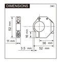 Daytona usb-steckdose slim-mount usb-slim-mount type-c sw 18w
