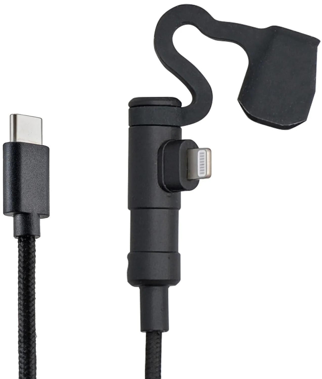 Daytona usb-ladekabel motorrad usb-cable type-c to light sw 20cm