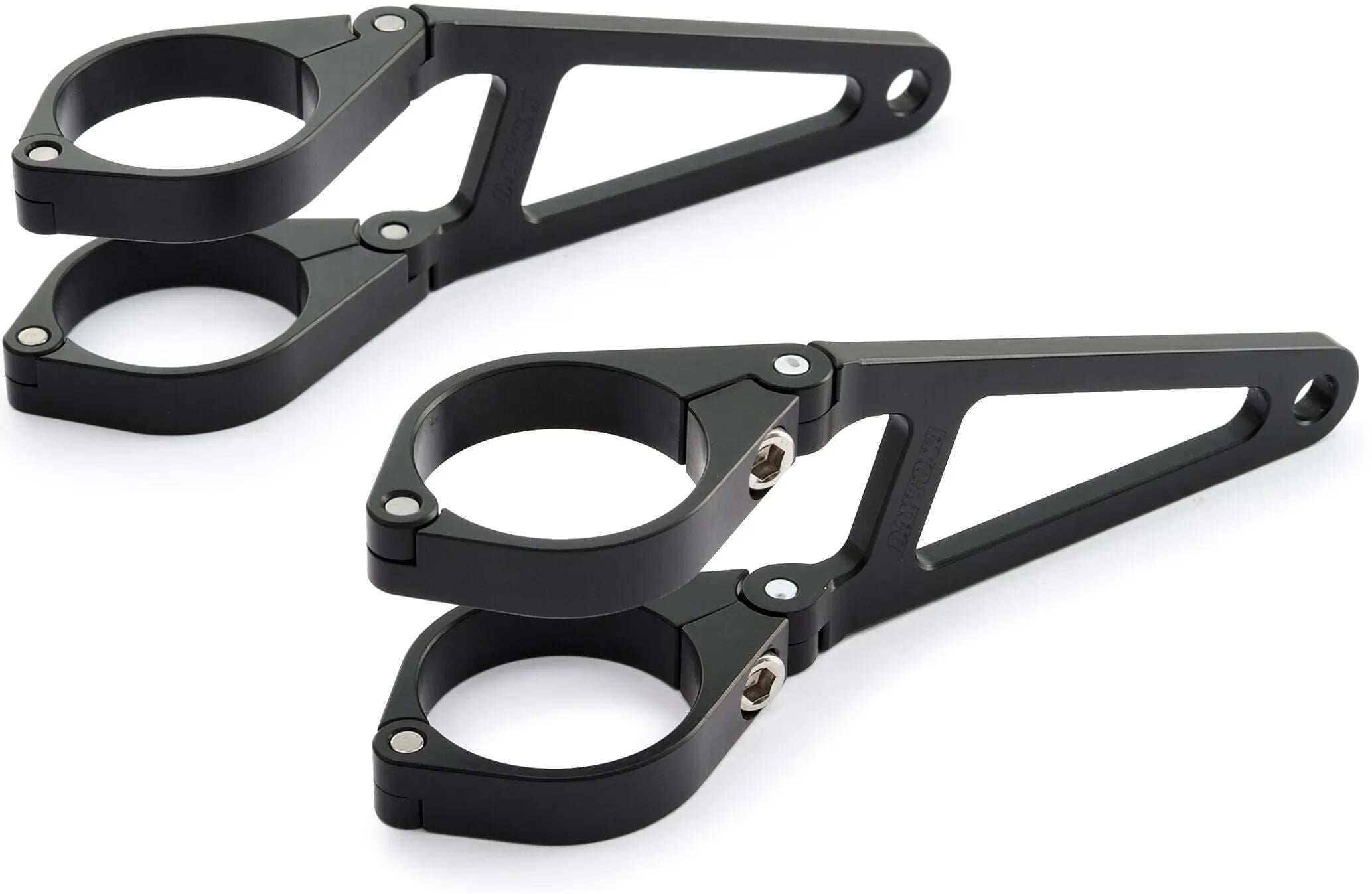 Daytona scheinwerferhalter bracket alu long 49mm sw