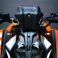 Motoism gabelschellen-led-blinker type four evo fork clamp turn signal mi type four evo 55 56 57 mm