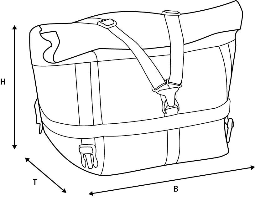 Oxford hecktasche atlas t advanced atlas t-20 advanced tourp. grey sw