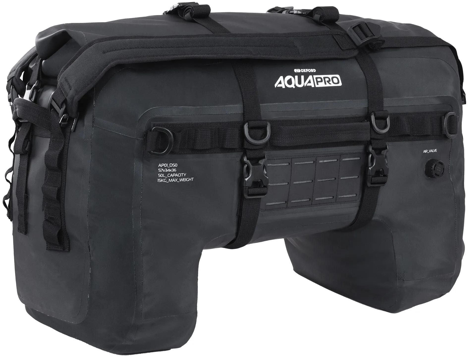 Oxford gepäckrolle aqua pro luggage roll aqua d50