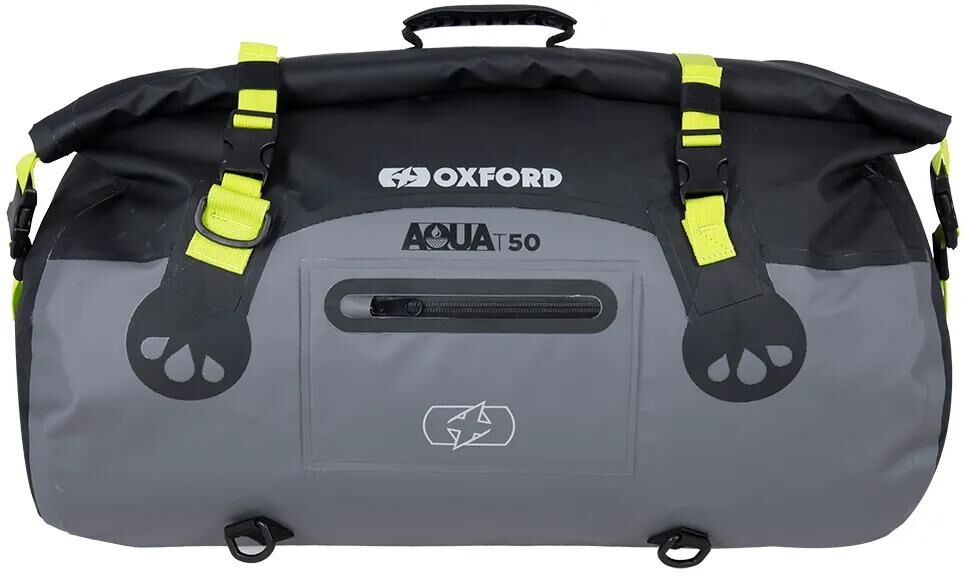 Oxford gepäckrolle aqua t-50 baggage roll t-50 black grey fluo