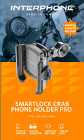 Interphone handyhalter cell phone holder interph crab schw. universal pro