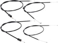 101 octane bowdenzugsatz bowden cable set 101.octa 4tlg sw