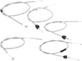 101 octane bowdenzugsatz bowden cable set 101.octa 5tlg gray