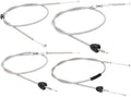 101 octane bowdenzugsatz bowden cable set 101.octa 4tlg grey