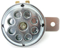 Mza hupe horns 6 volt chrome universal