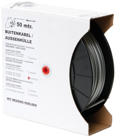 Slurf Äußeres Schaltkabel Silber 50m