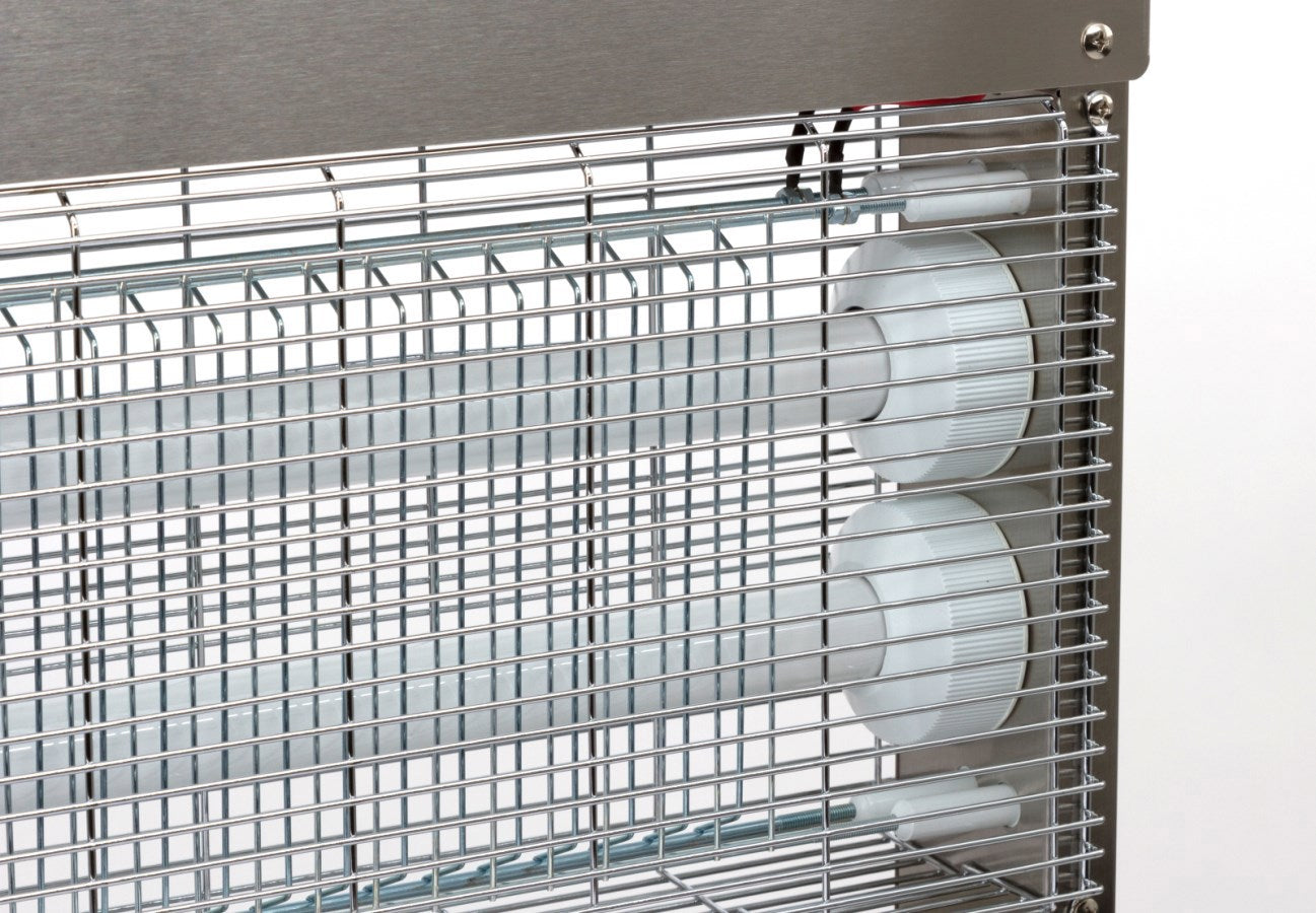 Ecokill producten elektr vliegenkast inox ipx4 2 x 15w