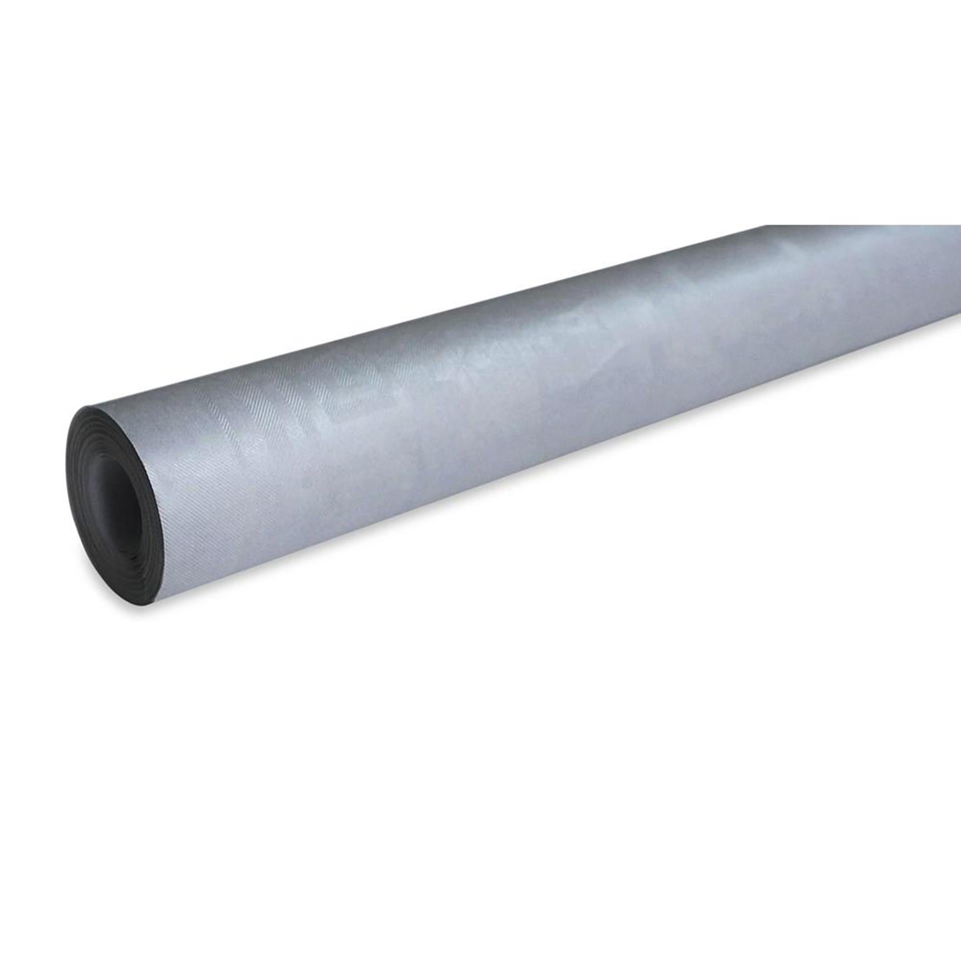Wicotex damast papier op rol 120cmx8meter zilver