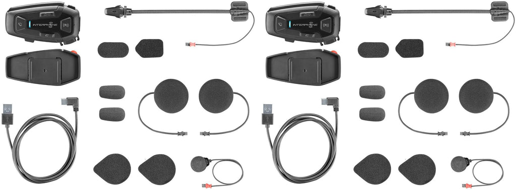 Interphone helmkommunikationssystem u-com 8 r com. system helmet u-com8r doublekit