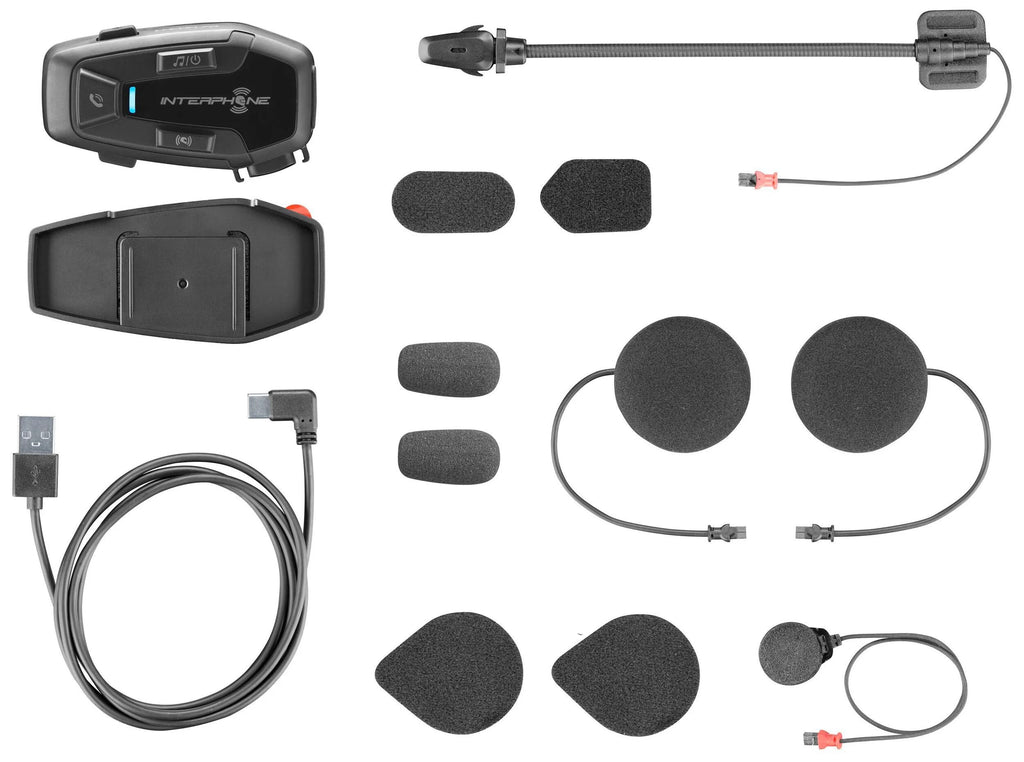 Interphone helmkommunikationssystem u-com 7 r com. system helmet u-com7r doublekit