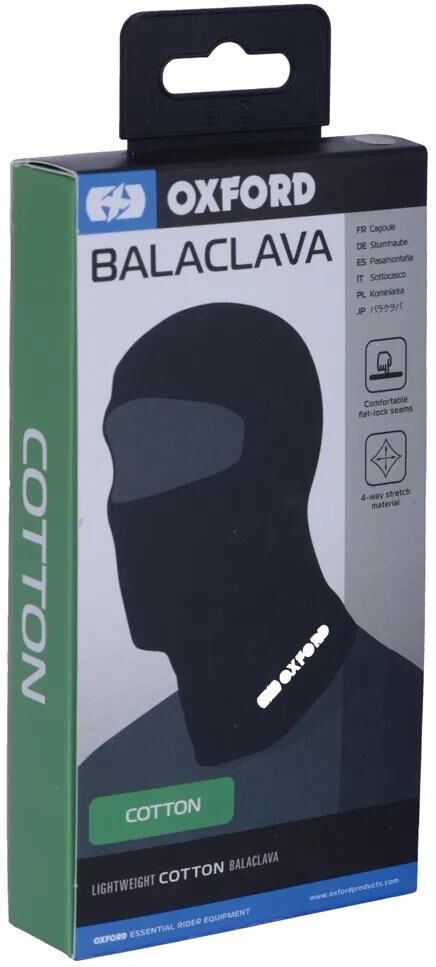 Oxford sturmhaube storm hood cotton black