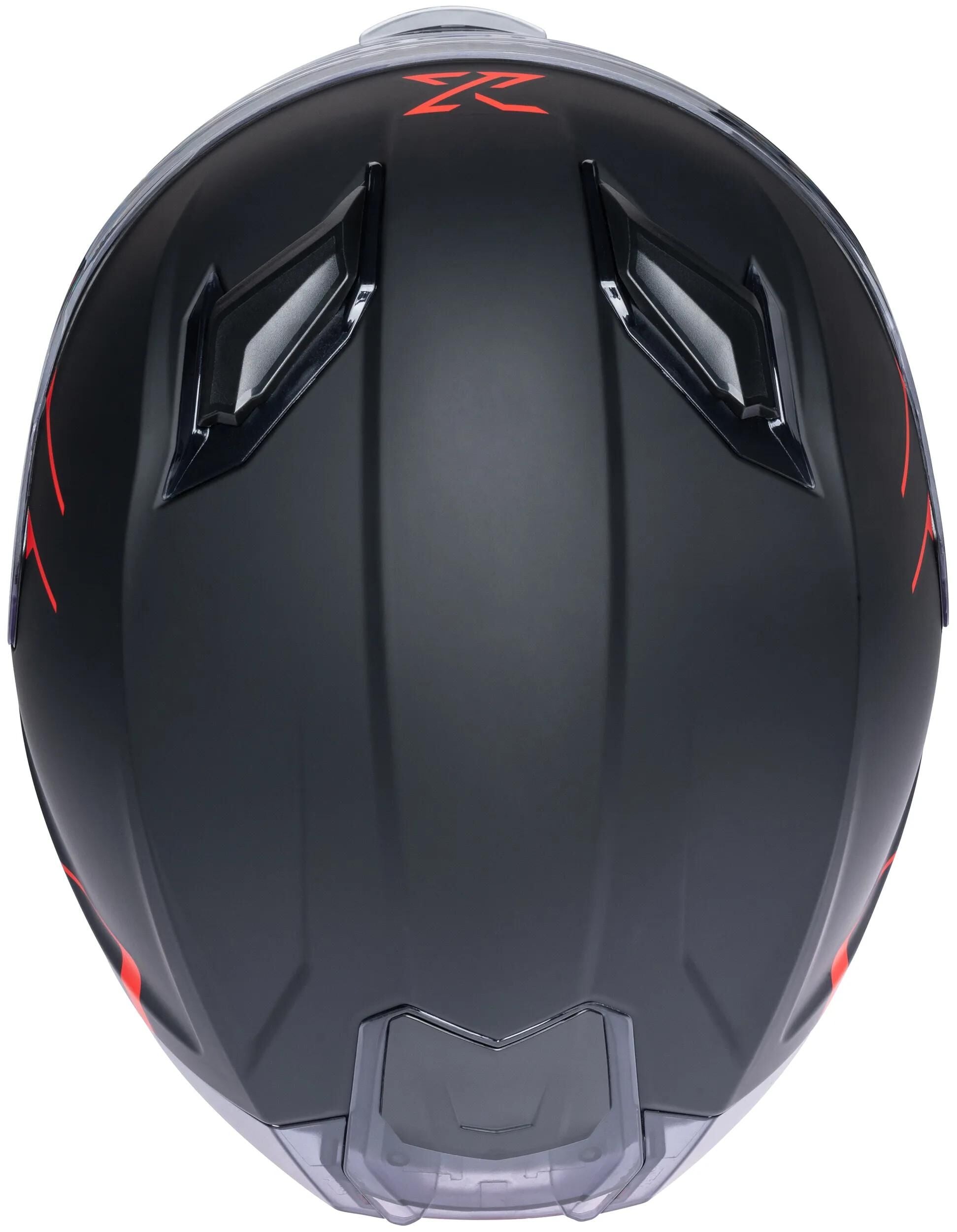 Spec-x integralhelm sx-82.03 r2 stinger helmet sx-82.03 r2 black matt red m pin read