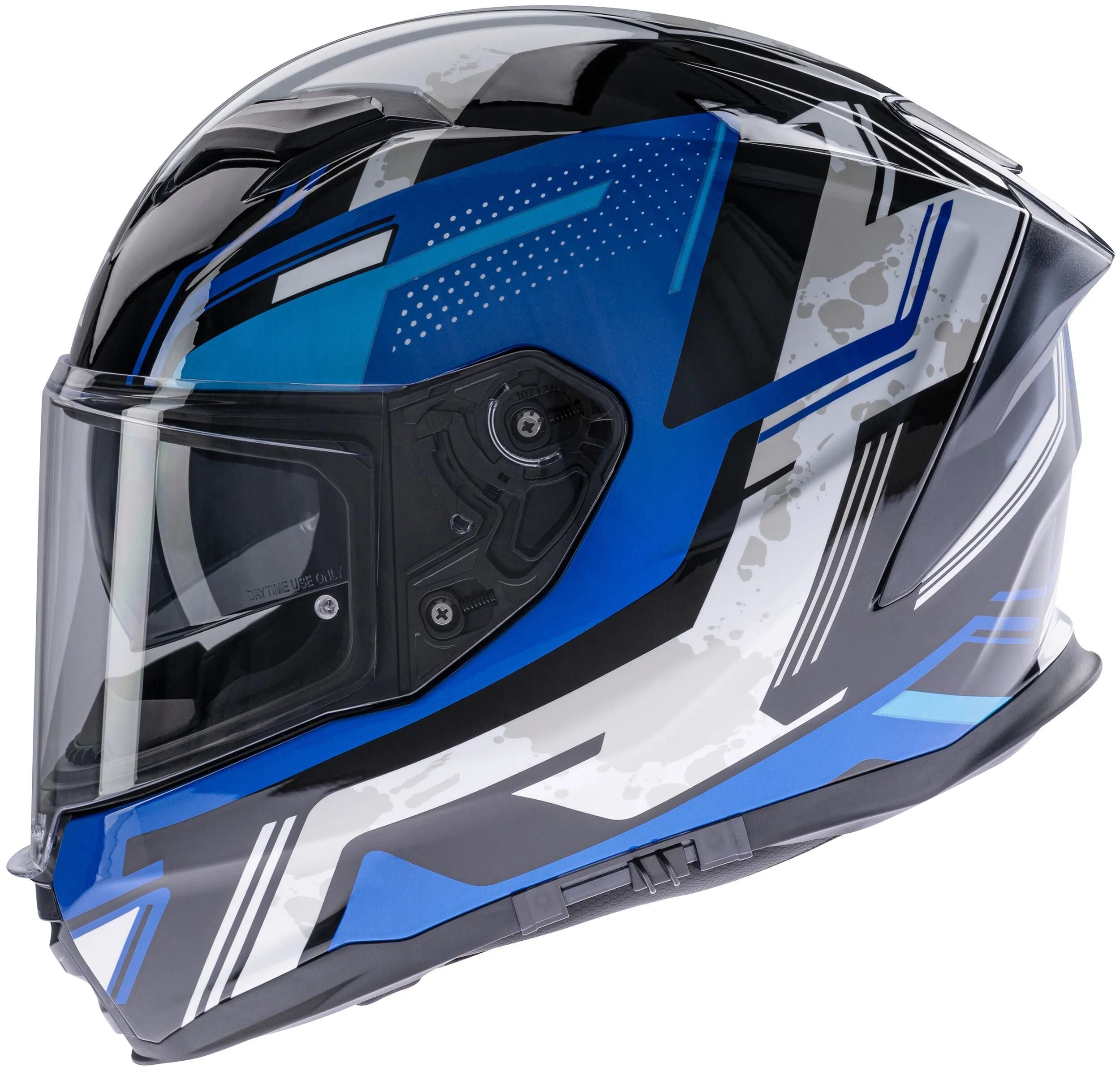 Spec-x integralhelm sx-82.03 r1 stinger helmet sx-82.03 r1 bl black white s pin read