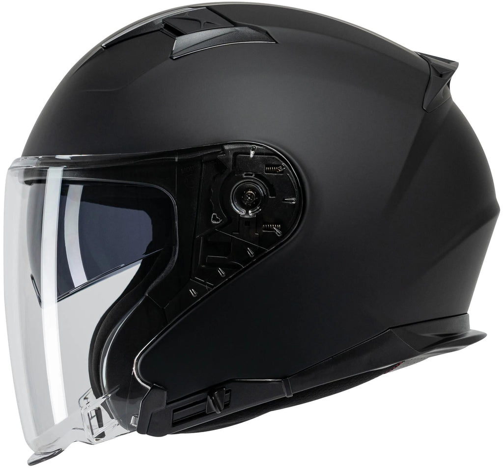 Spec-x jethelm sx-22.03 stinger jet helmet sx-22.03 stinger jet xl black matt