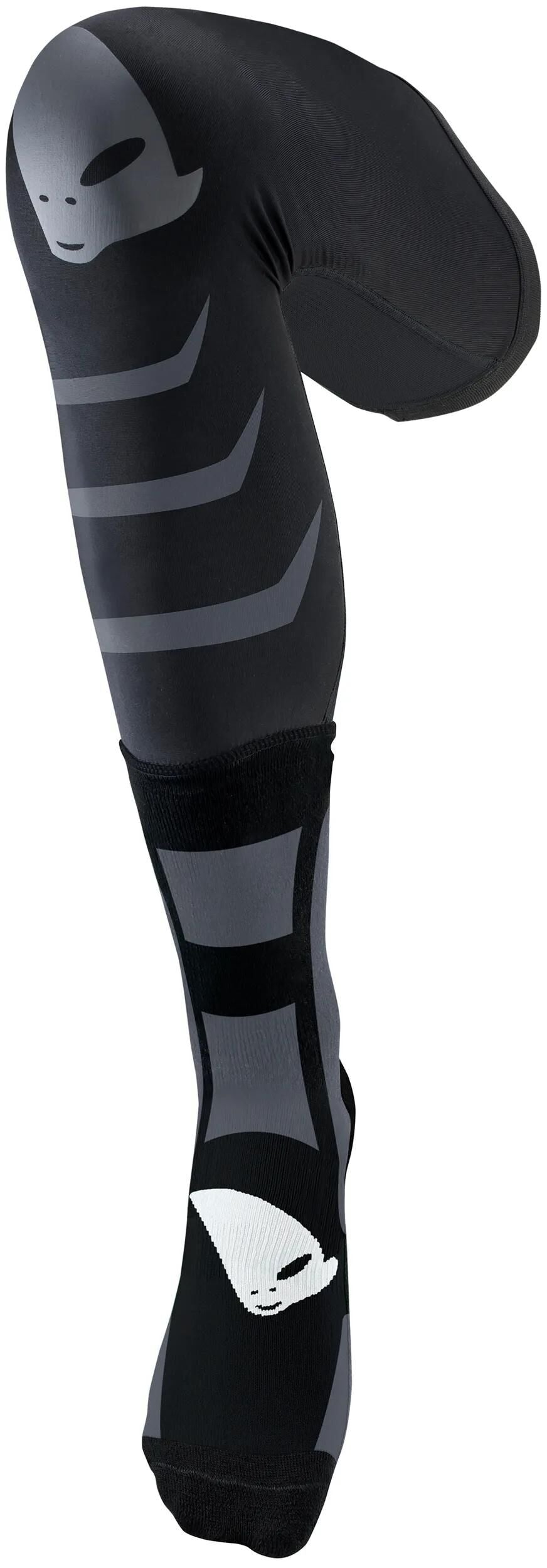 Ufo plast socken off-road socks ufo long black grey gr. m
