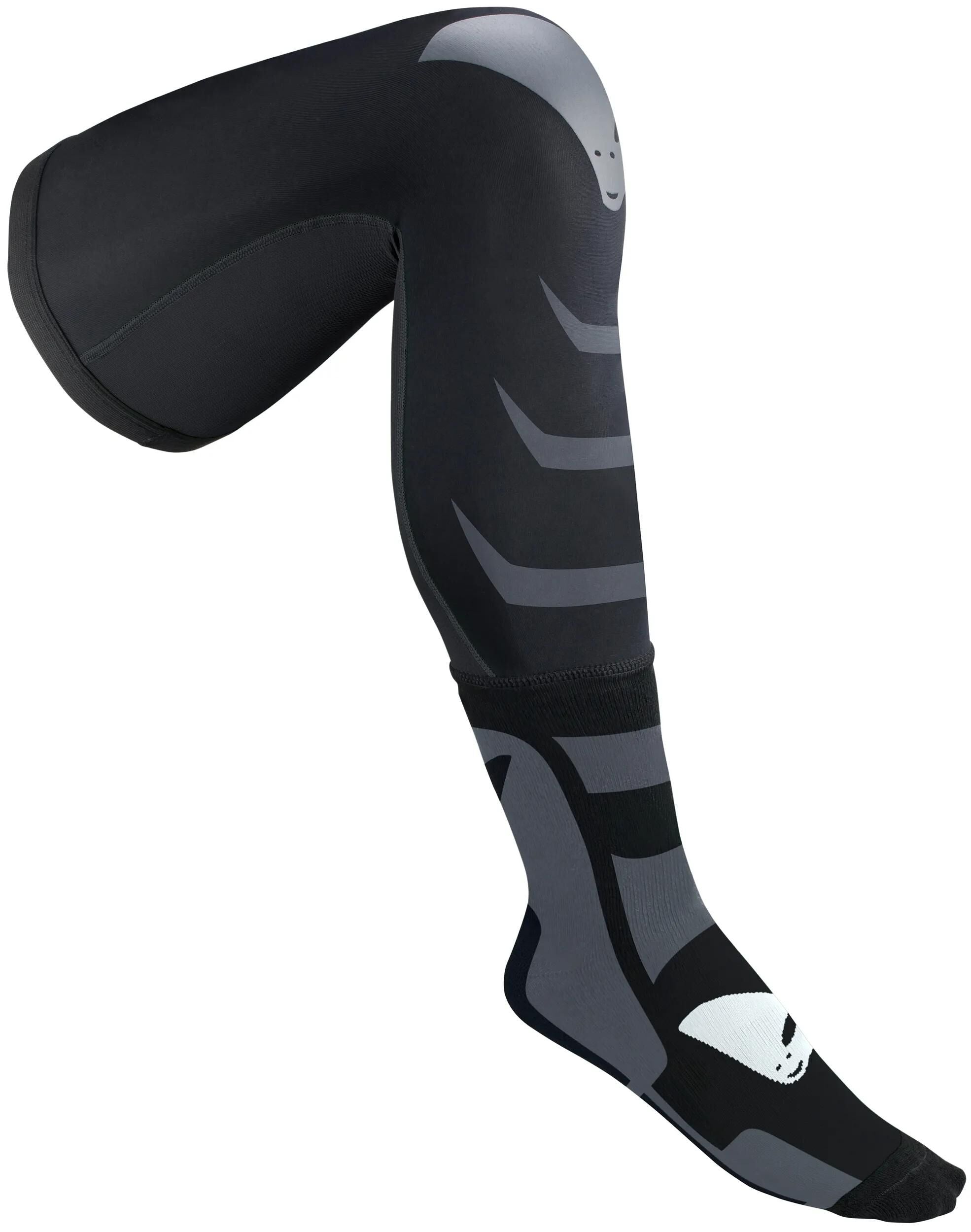 Ufo plast socken off-road socks ufo long black grey gr. m