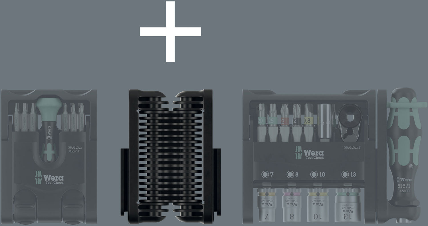 Wera 9550 hinge for tool-check modular