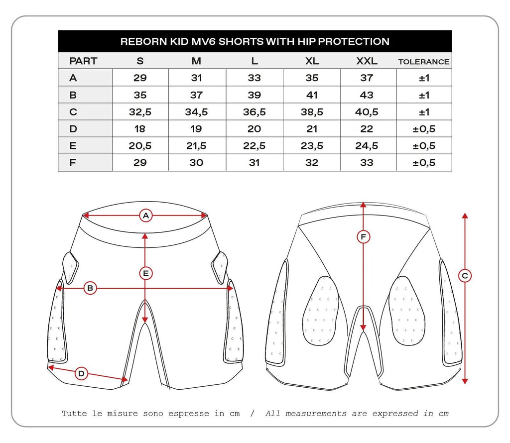 Ufo plast protektorenhose reborn mv6 children's protec. trouse reborn mv6 black gr.xxl