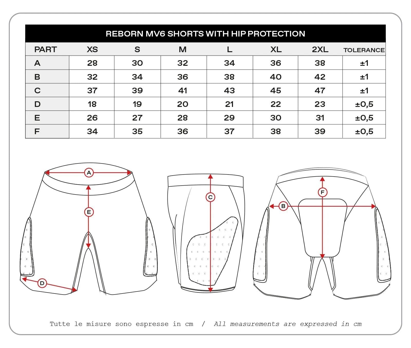 Ufo plast protektorenhose reborn mv6 protector pants ufo reborn mv6 black gr. l