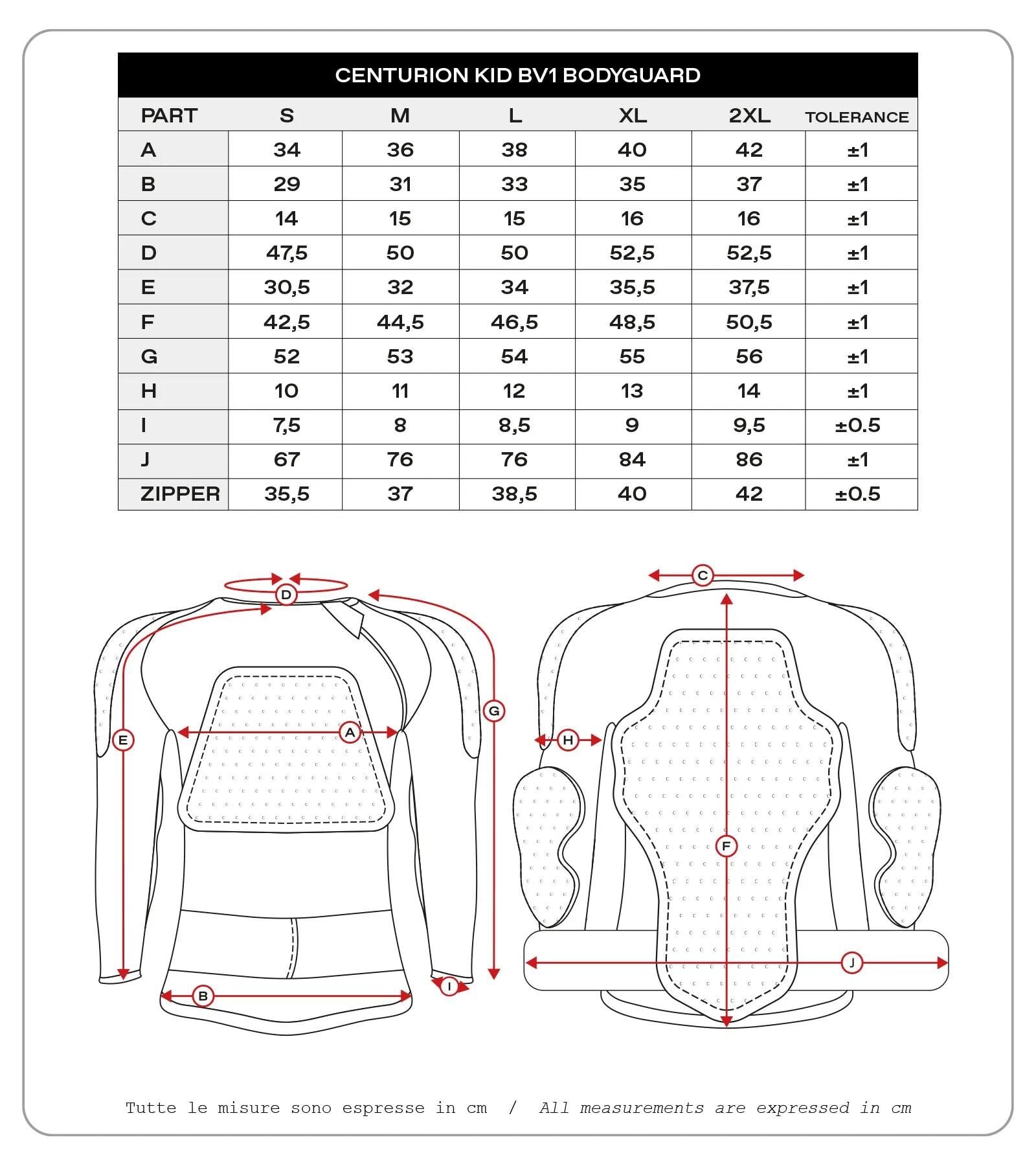 Ufo plast protektorenhemd centurion bv1 children's protec. shirt centurion bv1 black xl