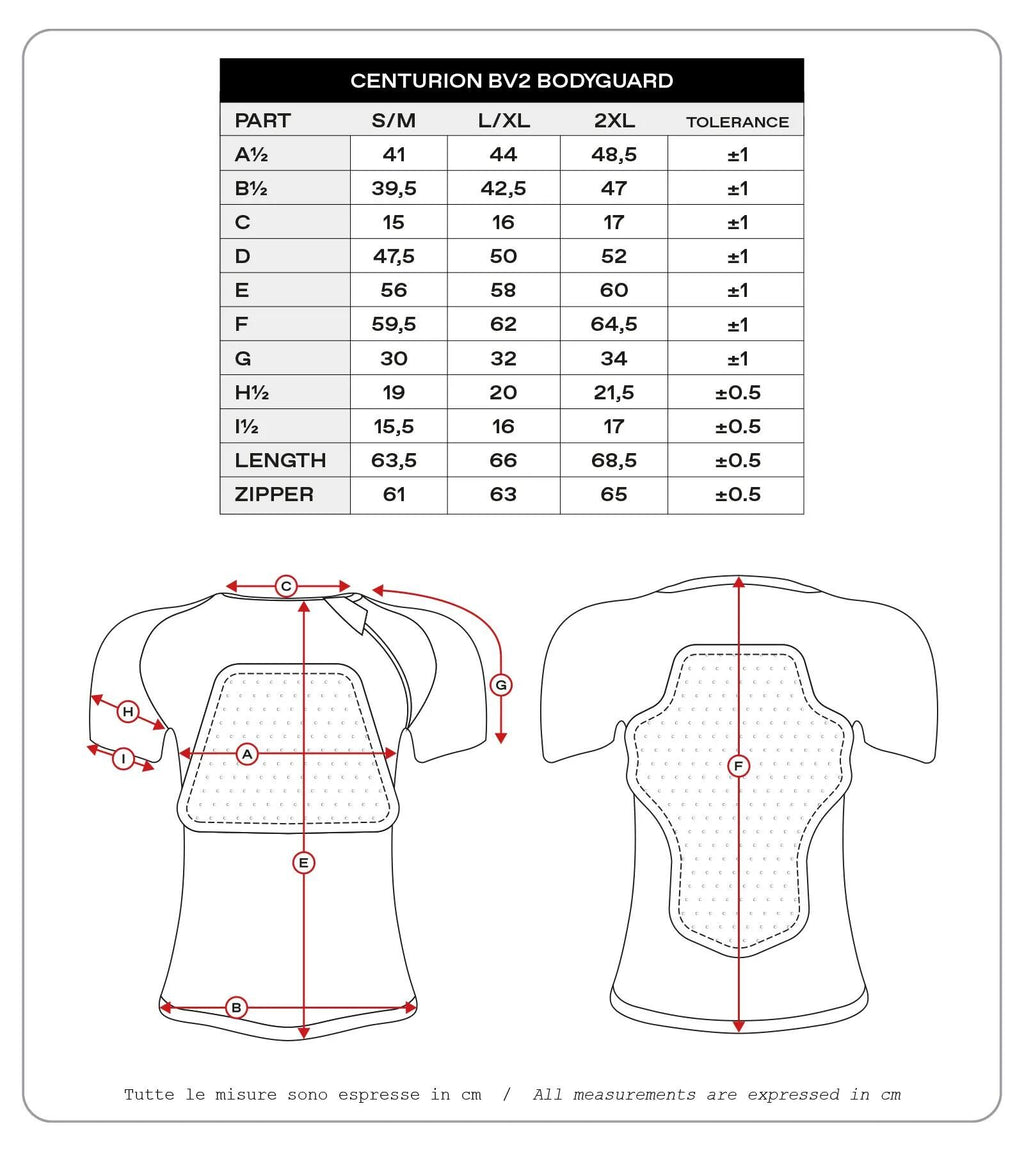 Ufo plast protektorenhemd centurion bv2 protector shirt ufo bv2 centurion black xxl