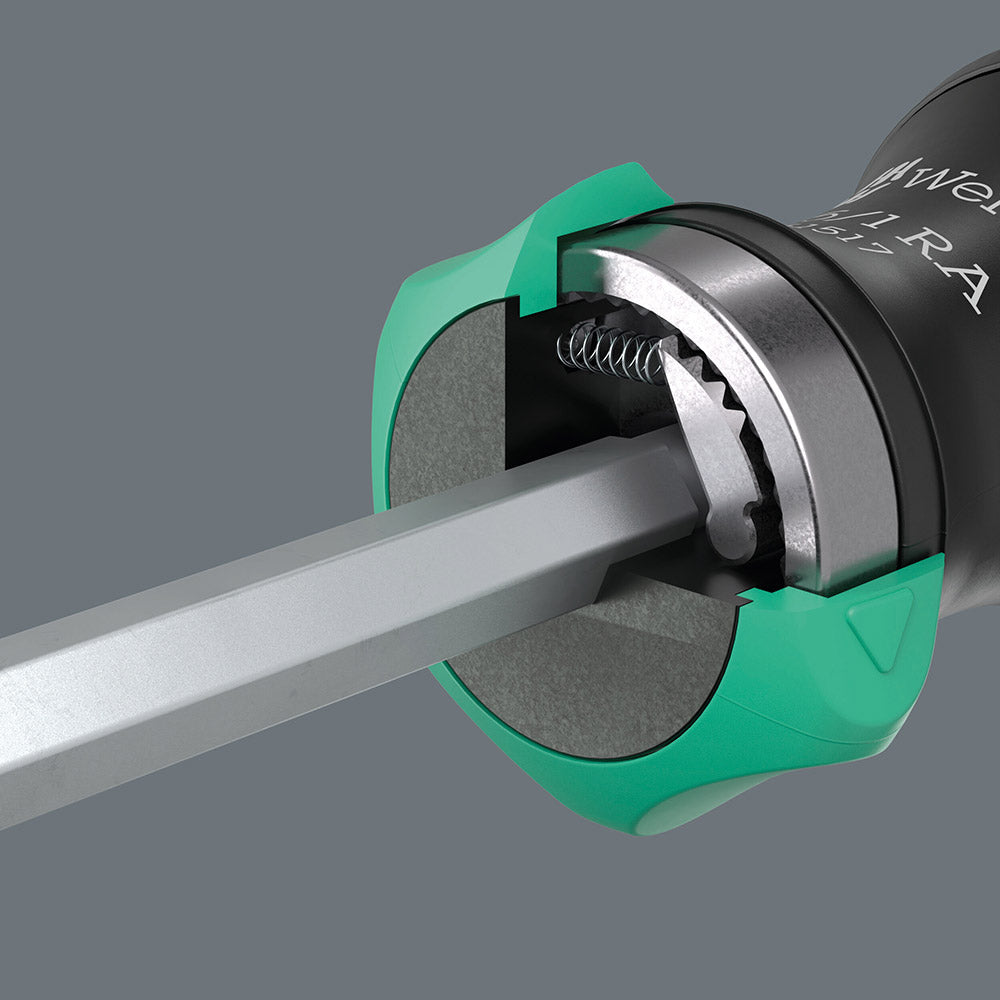 Wera kraftform compact 27 ra 2 with 6-piece bit set