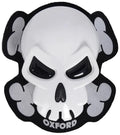 Oxford knieschleifer knee slider skull white