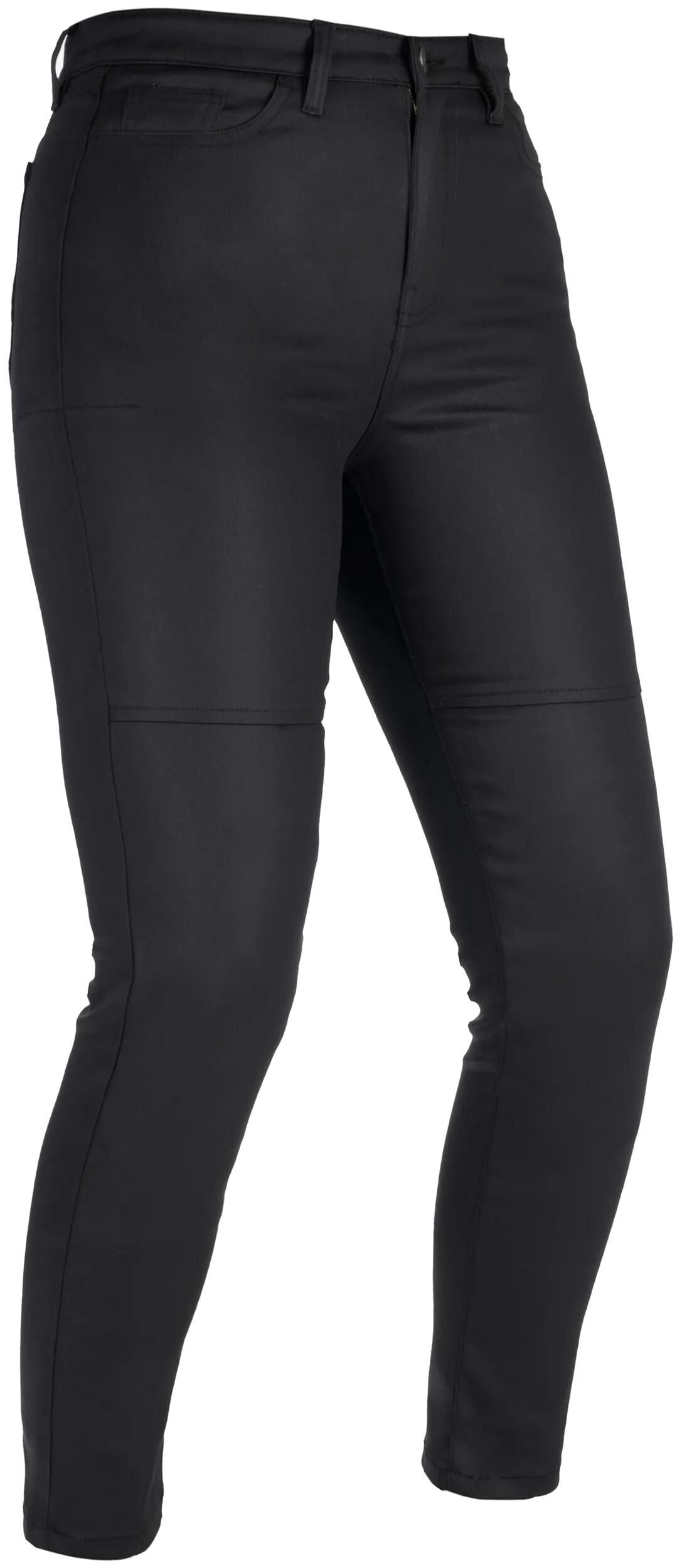 Oxford hose aa waxed jeggings trousers oa waxed ladies black long size 16