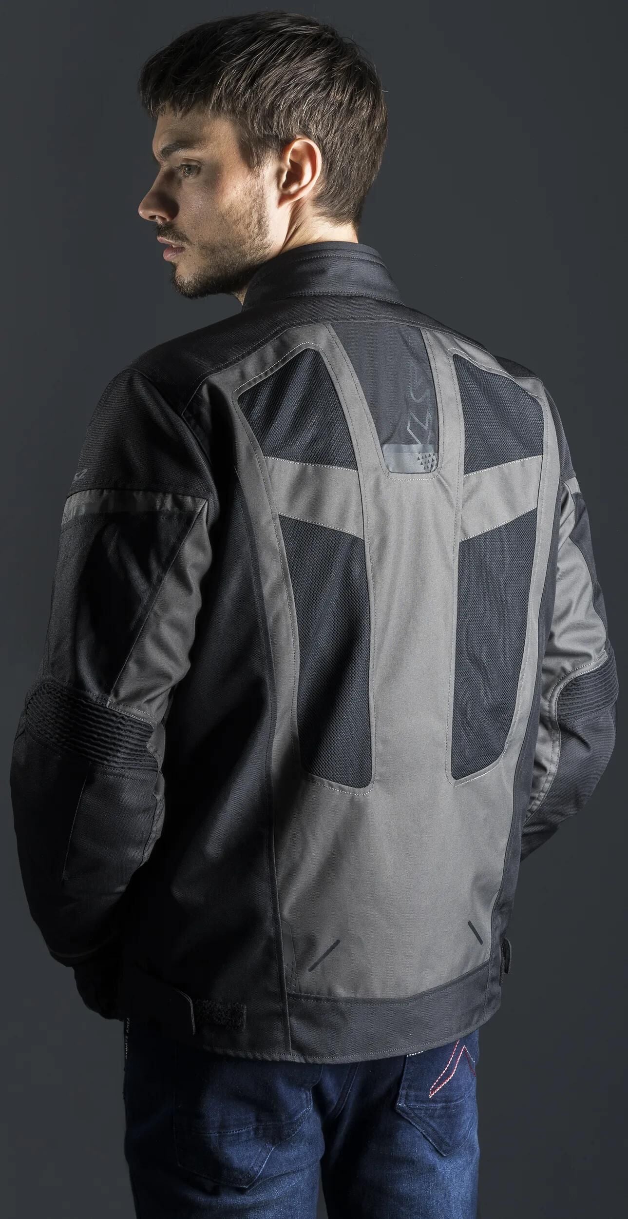 Ls2 jacke scout jacket scout man black dark gray xl