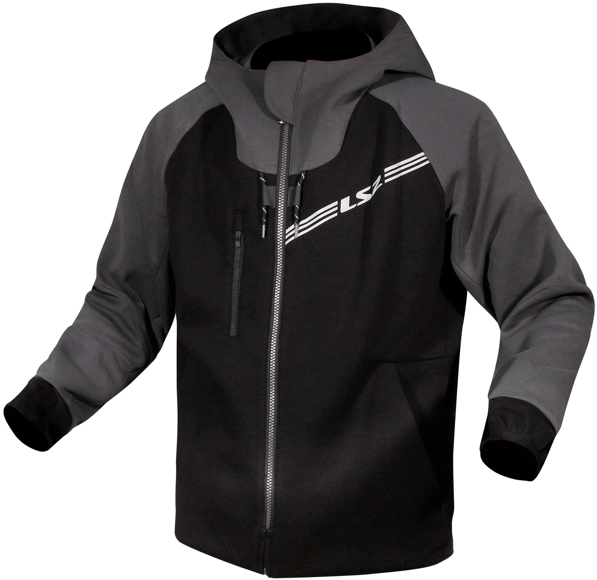 Ls2 jacke throttle jacket throttle man black dark grey m