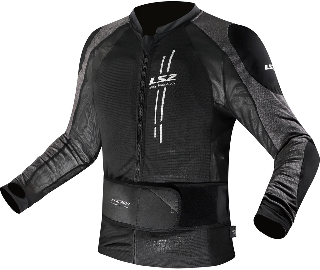 Ls2 jacke x-armor jacket x-armor man black silver m l