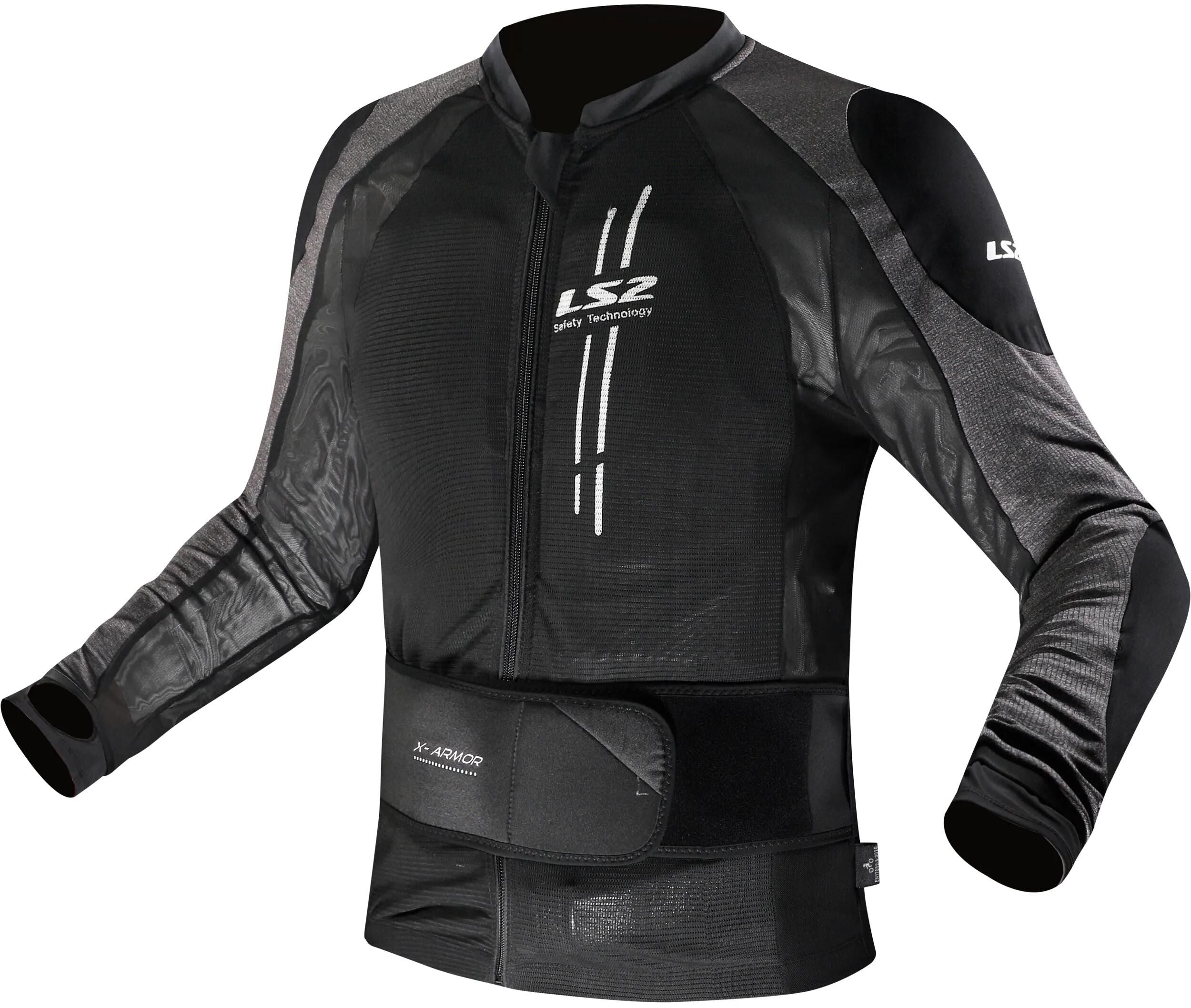 Ls2 jacke x-armor jacket x-armor man black silver m l